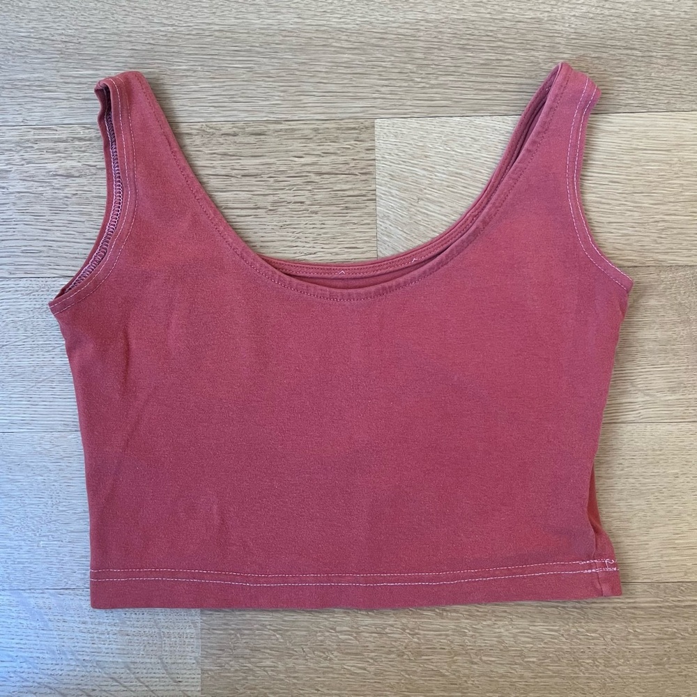 1980s/1990s French Connection Made In USA Vintage Sleeveless Crop Top Size Small